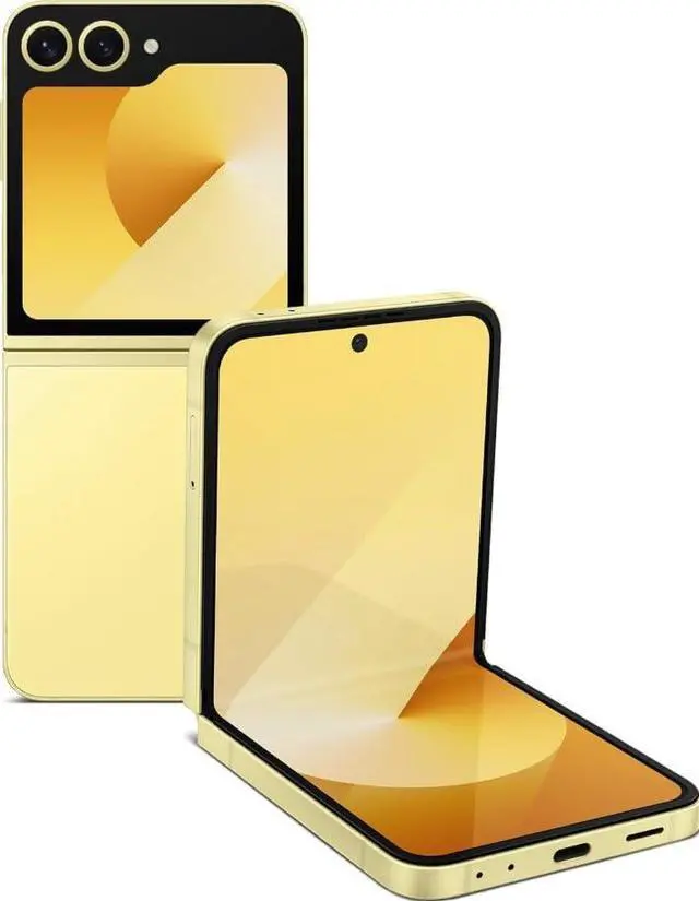 Main image of Samsung Galaxy Z Flip6 256GB ROM + 12GB RAM (GSM | CDMA) Fully Unlocked 5G Smartphone Yellow - Grade A
