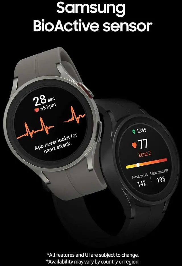 Alt view image 4 of 5 - Samsung GALAXY WATCH 5 PRO 45mm Smartwatch with GPS US Version, Black Color - Grade A