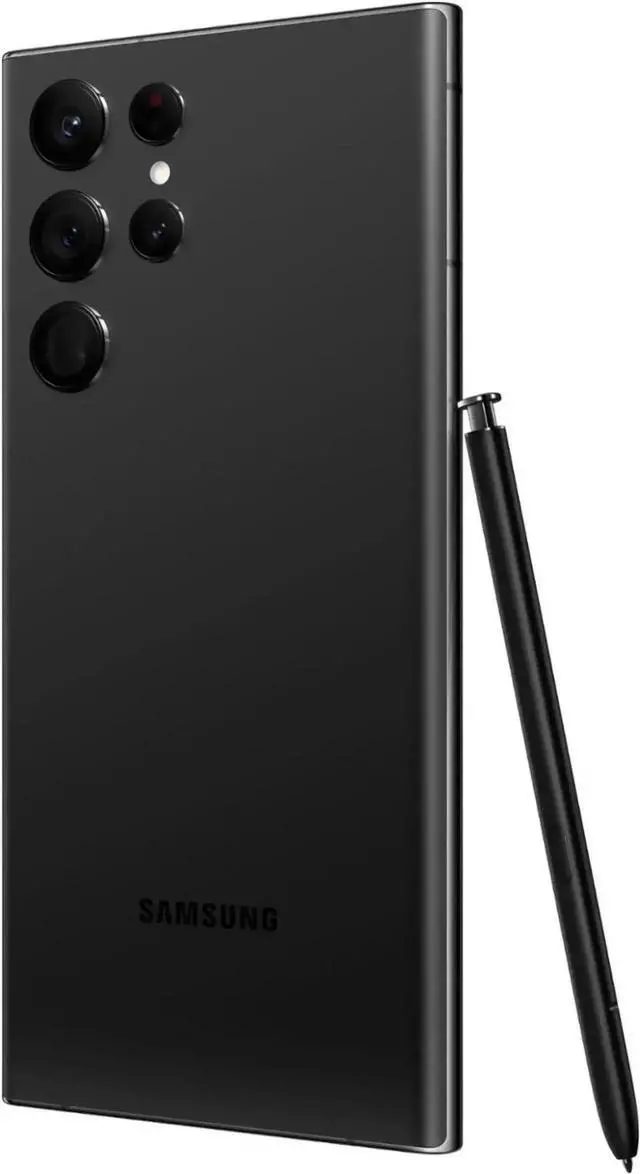 Alt view image 4 of 5 - Samsung Galaxy S22 Ultra 5G Smartphone, S908U (Fully Unlocked) Android Cell Phone, 128 GB I 8 GB RAM Phantom Black (Grade B)