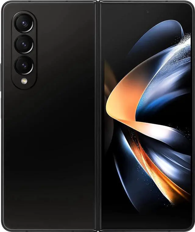 Alt view image 2 of 7 - SAMSUNG Galaxy Z Fold 4 Cell Phone - Fully Unlocked - Android Smartphone - US Version - Phantom Black - 256GB - Grade A