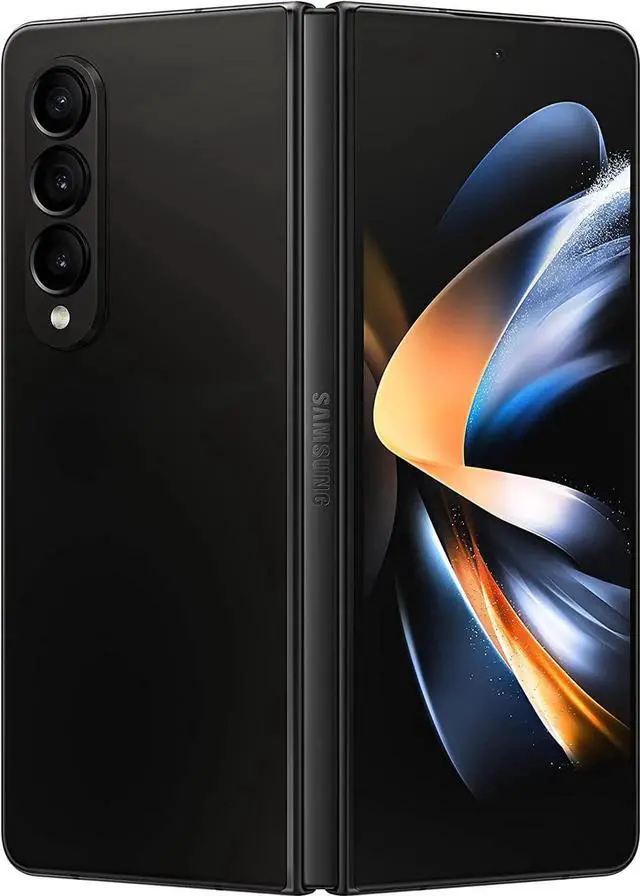 Alt view image 4 of 7 - SAMSUNG Galaxy Z Fold 4 Cell Phone - Fully Unlocked - Android Smartphone - US Version - Phantom Black - 256GB - Grade A