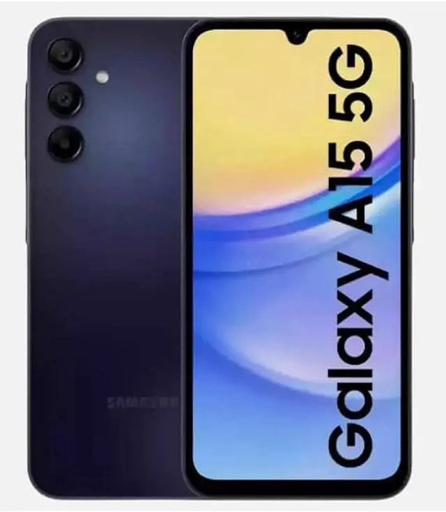 Main image of Samsung Galaxy A15 5G, 64GB, Blue Black - Locked to T-Mobile (Grade A+)