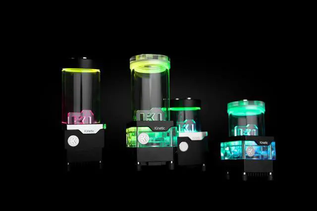 Alt view image 6 of 7 - EK-Quantum Kinetic TBE 120 DDC PWM D-RGB - Plexi