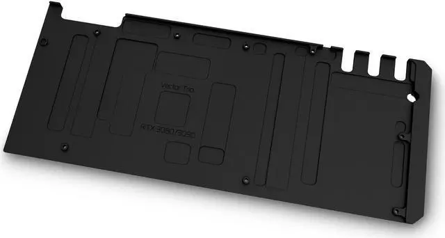 Alt view image 2 of 5 - EK-Quantum Vector Trio RTX 3080/3090 Backplate - Black