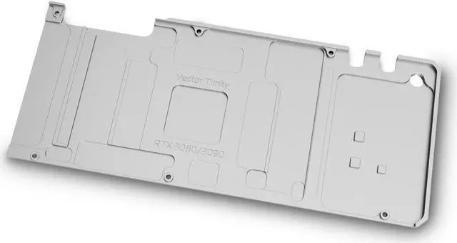 Alt view image 2 of 5 - EK-Quantum Vector Trinity RTX 3080/3090 Backplate - Nickel