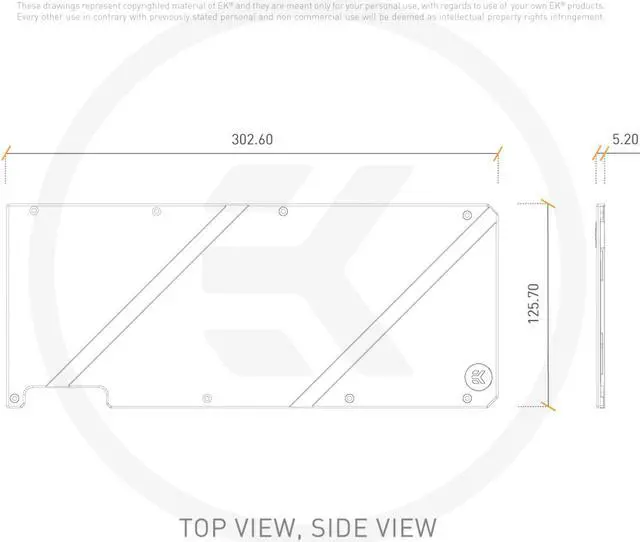 Alt view image 3 of 8 - EK-Quantum Vector FTW3 RTX 3080/3090 Backplate - Nickel