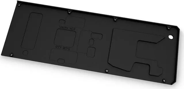 Alt view image 2 of 2 - EKWB Quantum Vector XC3 RTX 3070 Backplate - Black