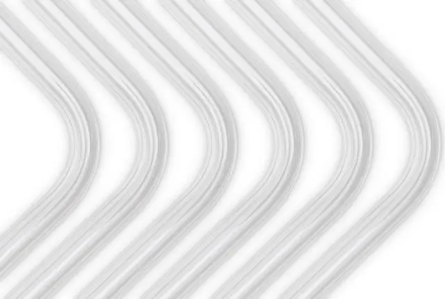 Alt view image 4 of 6 - EKWB Loop Hard Tube 12mm 0.8m Pre-Bent 90° - Acrylic (6pcs)