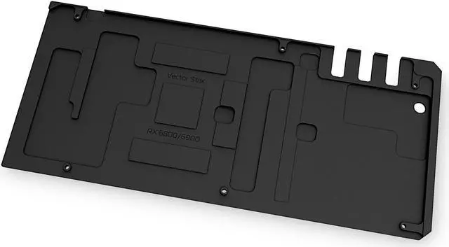 Alt view image 2 of 2 - EK-Quantum Vector Strix RX 6800/6900 Backplate - Black