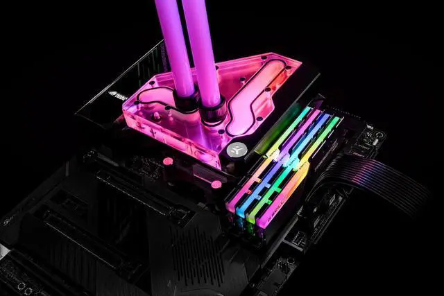 Main image of EK-QUANTUM MOMENTUM VRM BRIDGE ROG CROSSHAIR VIII FORMULA D-RGB -PLEXI