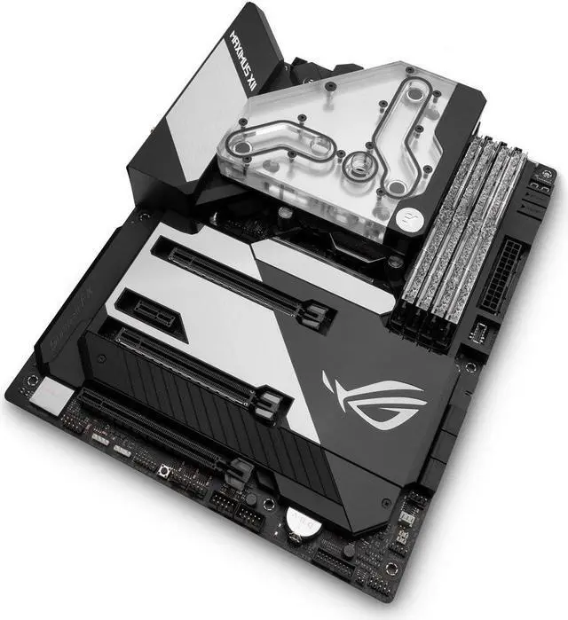 Alt view image 3 of 10 - EK-Quantum Momentum VRM Bridge ROG Maximus XII Formula D-RGB - Plexi