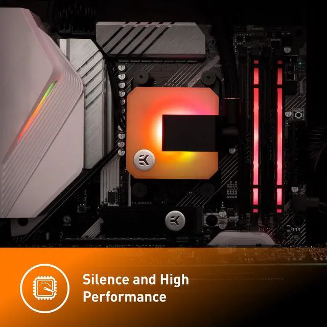 Alt view image 3 of 6 - EK 120mm AIO D-RGB All-in-One Liquid CPU Cooler with EK-Vardar High-Performance PMW Fans, 120mm Fan, Intel 115X/1200/2066, AMD AM4, (120mm AIO) LGA 1700 Compatible(Requires purchase of LGA 1700 Kit)