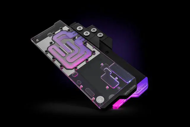 Alt view image 4 of 6 - EK-QUANTUM VECTOR MASTER RX 6800XT/6900XT D-RGB - NICKEL + PLEXI