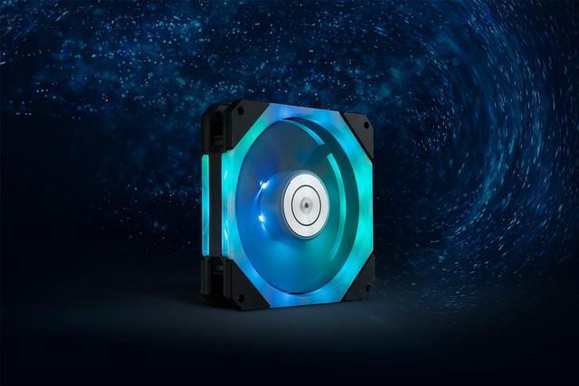 Main image of EK-Quantum Impulse 120 D-RGB Computer Cooling Fan - 120mm Black (400-1800 rpm)