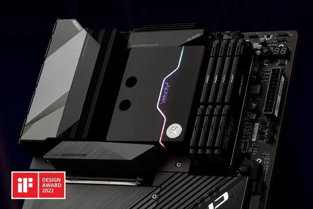 Alt view image 2 of 14 - EK-Quantum Velocity² D-RGB CPU Water Block - AM5 Nickel + Acetal
