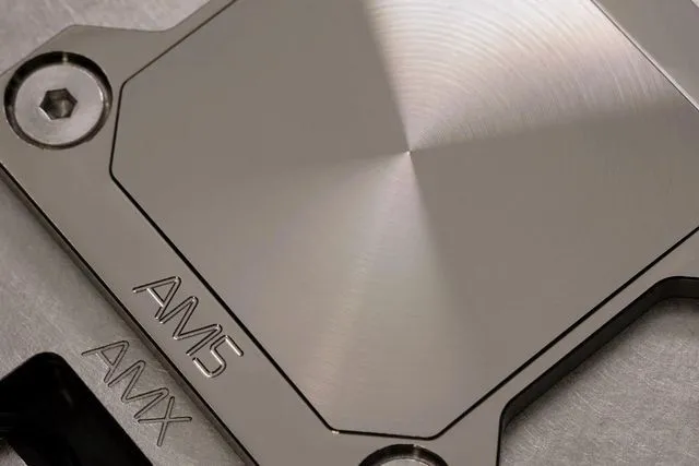 Alt view image 5 of 14 - EK-Quantum Velocity² D-RGB CPU Water Block - AM5 Nickel + Acetal