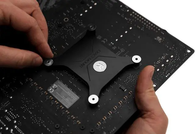 Alt view image 2 of 7 - EK-Quantum Velocity² D-RGB CPU Water Block - 1200 Nickel + Plexi