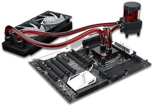 Alt view image 8 of 8 - EKWB EK Fluid Gaming A240 Complete Dual 120mm Water / Liquid Cooling Kit 240mm