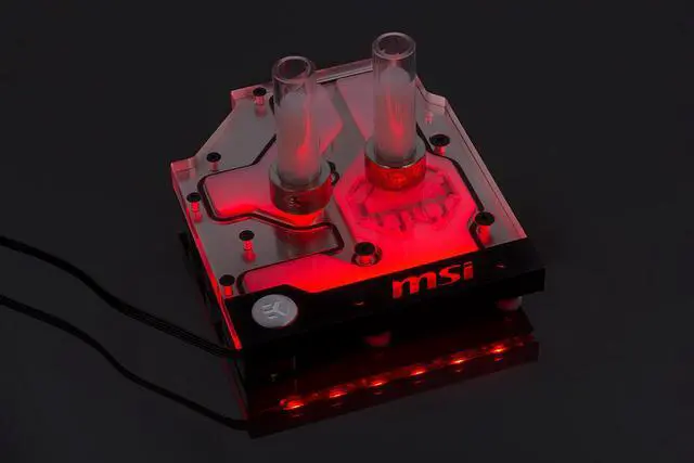 Alt view image 6 of 7 - EKWB EK-FB MSI X370 XPower RGB Monoblock - Nickel