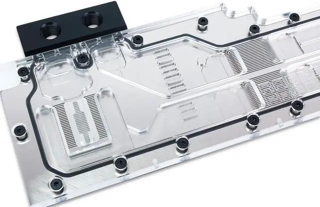 Alt view image 3 of 7 - EKWB EK-FC Radeon Pro Duo GPU Water Block - Nickel