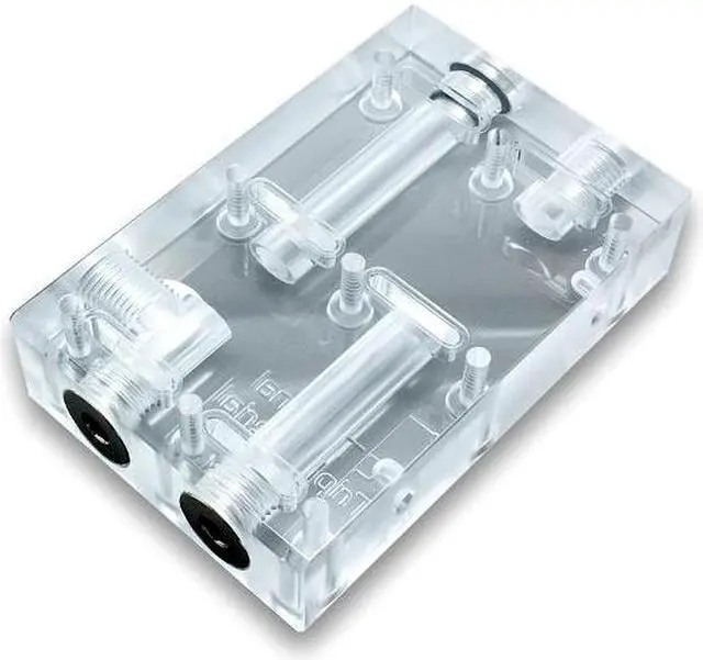 Alt view image 2 of 2 - EKWB EK-FC Terminal TRIPLE Serial - Plexi