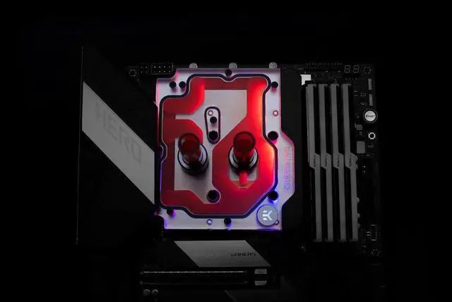 Main image of EK-Quantum Momentum ROG Crosshair VIII Hero D-RGB - Plexi
