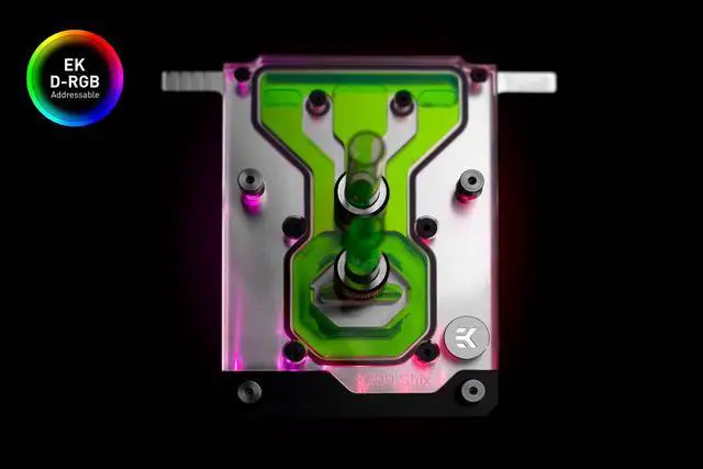 Alt view image 6 of 8 - EKWB EK-Quantum Momentum ROG Strix X299-E Gaming II Monoblock, D-RGB, Plexi