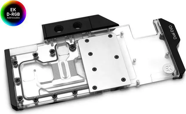 Alt view image 5 of 9 - EKWB EK-Quantum Vector Dual Evo RTX 2070/2080 GPU Water Block, D-RGB, Nickel/Plexi