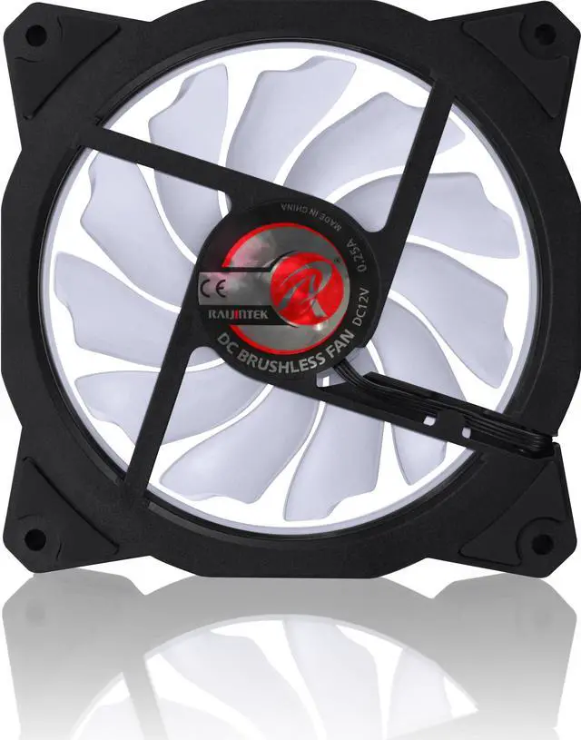 Alt view image 5 of 7 - RAIJINTEK IRIS 12 RED, 12025 LED PWM fan