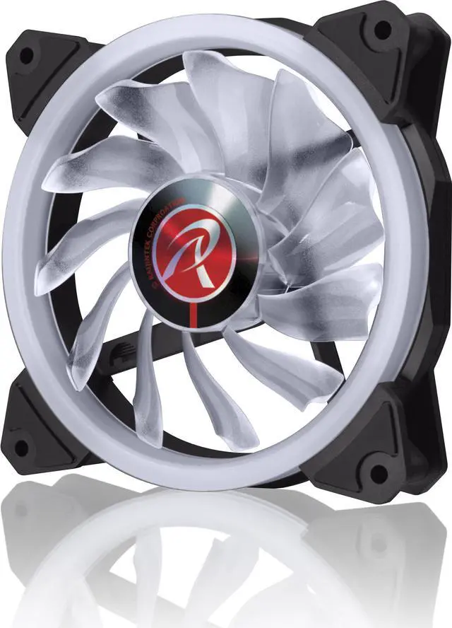 Alt view image 4 of 7 - RAIJINTEK IRIS 12 RED, 12025 LED PWM fan