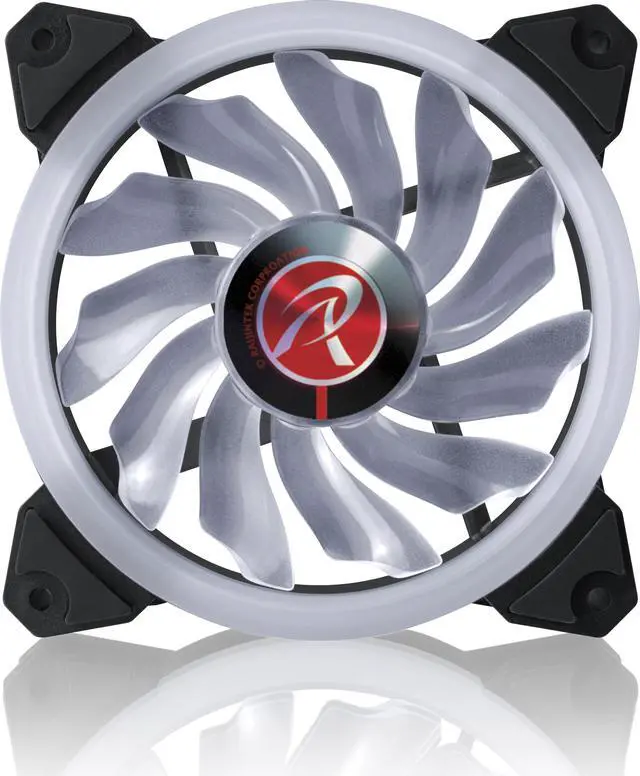 Alt view image 3 of 7 - RAIJINTEK IRIS 12 RED, 12025 LED PWM fan