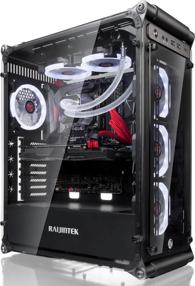 Alt view image 7 of 7 - RAIJINTEK IRIS 12 RED, 12025 LED PWM fan