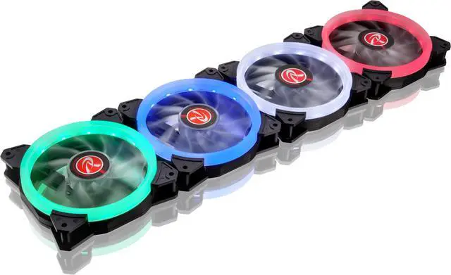 Alt view image 2 of 7 - RAIJINTEK IRIS 12 BLUE, 12025 LED PWM fan
