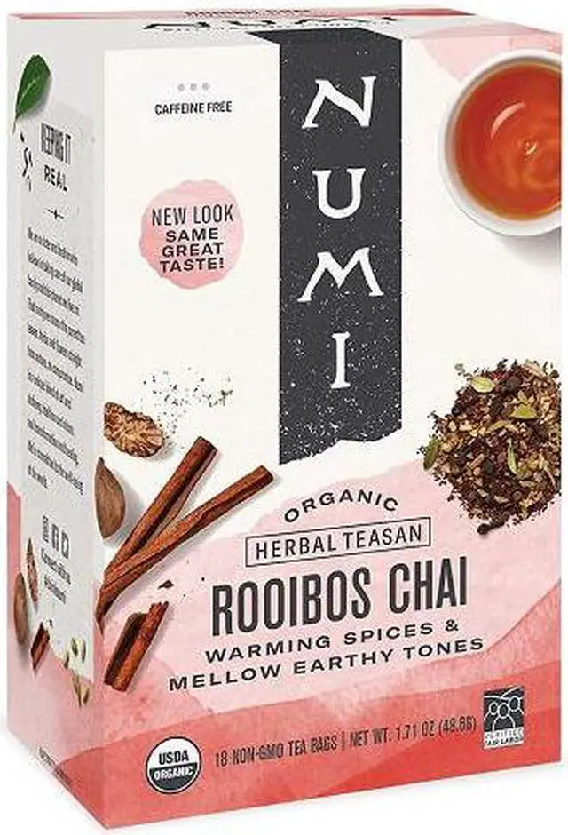 Alt view image 14 of 16 - Numi Tea Organic Ruby Chai Herbal Tea ( 6x18 BAG)