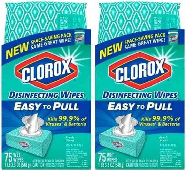 Alt view image 9 of 14 - Disinfecting Wipe Fresh Scent 75 Wipes 3.3 oz. White