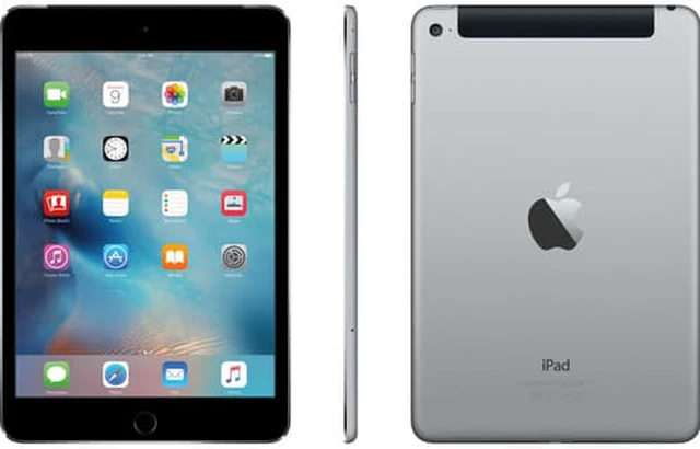 Alt view image 3 of 4 - Apple iPad Mini 4 64GB Storage, WiFi + Cellular, Space Gray - MK892LL/A