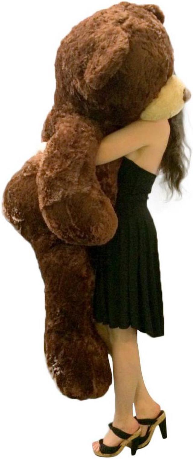 Alt view image 3 of 6 - 5 Foot Teddy Bear Soft Brown Premium Giant Stuffed Animal 60 Inch Snuggle Buddy  - Big Plush