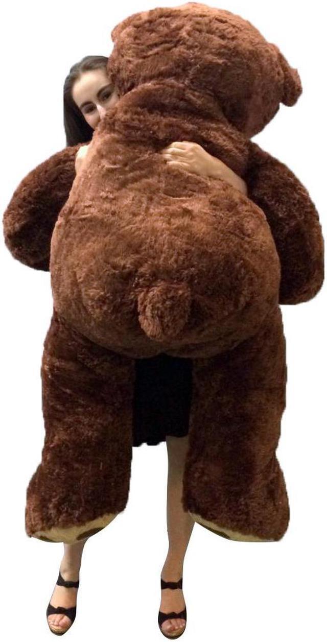 Alt view image 5 of 6 - 5 Foot Teddy Bear Soft Brown Premium Giant Stuffed Animal 60 Inch Snuggle Buddy  - Big Plush