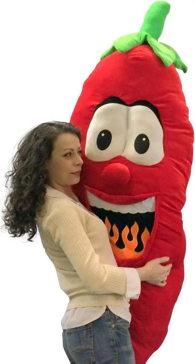Alt view image 5 of 6 - Big Plush Pepper 66 Inch Soft Huge Giant Stuffed Fruit Vegetable Replica