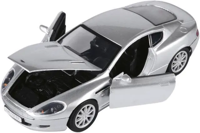 Alt view image 3 of 3 - Aston Martin DB9 Coupe Silver Metallic "Timeless Legends" 1/24 Diecast Model Car by Motormax