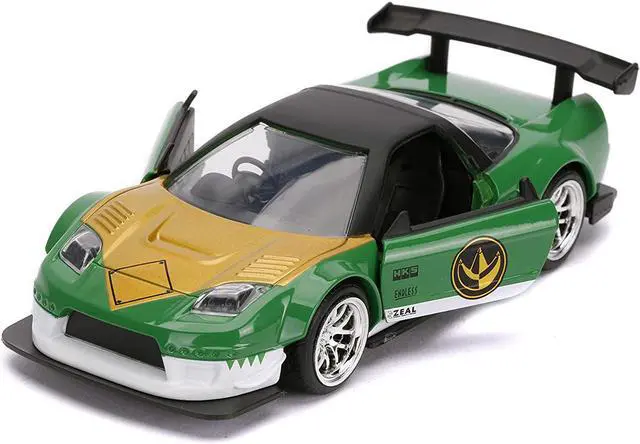 Alt view image 2 of 6 - 2002 Honda NSX Type-R Japan Spec Green Ranger "Power Rangers" 1/32 Diecast Model Car by Jada