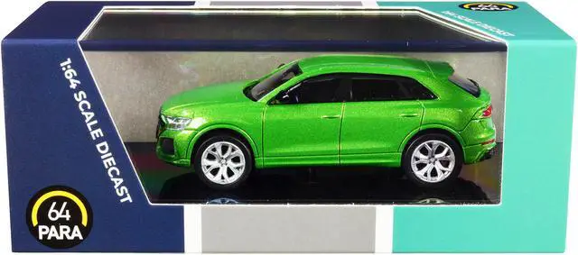 Main image of Audi RS Q8 Java Green Metallic 1/64 Diecast Model Car by Paragon