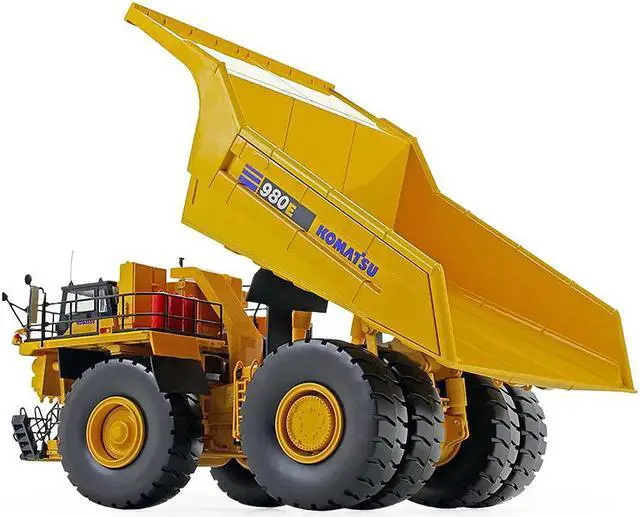 Alt view image 7 of 9 - Komatsu 980E-AT Dump Truck 1/50 Diecast Model by First Gear