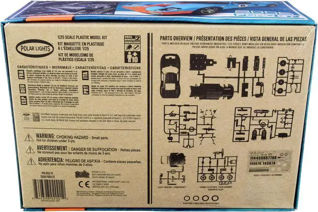 Alt view image 5 of 7 - Polar Lights 955 1/25 2006 Ford GT Snap Kit