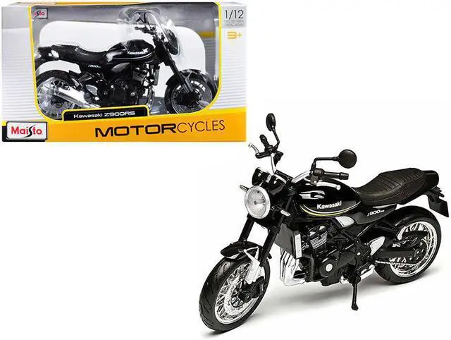 Main image of Kawasaki Z900RS Black 1/12 Diecast Motorcycle Model by Maisto