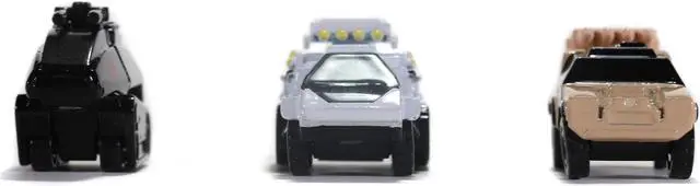 Alt view image 2 of 6 - "G.I. Joe" 3 piece Set "Nano Hollywood Rides" Diecast Models by Jada