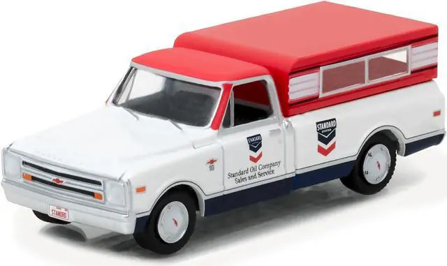 Alt view image 2 of 3 - 1968 Chevrolet C-10 Standard Oil Pickup Truck 1/64 Diecast Model Car by Greenlight