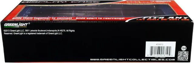 Alt view image 5 of 5 - Acrylic Display Case 6-Car Connecting for 1/64 Scale Models by Greenlight