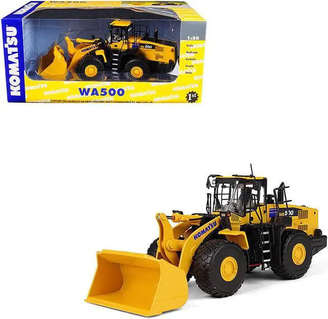 Main image of Komatsu WA500-7 Wheel Loader 1/50 Diecast Model by First Gear