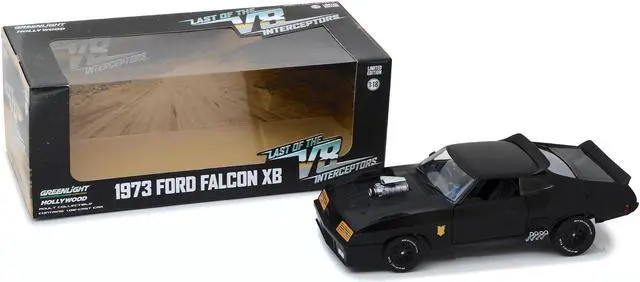 Alt view image 6 of 10 - 1973 Ford Falcon XB Black "Last of the V8 Interceptors" (1979) Movie 1/18 Diecast Model Car by Greenlight